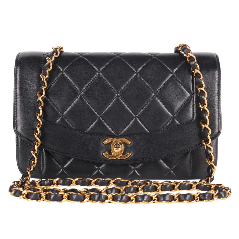 Handbags Chanel Vintage Chanel Diana Handbag Medallion Logo CC Crossbody Hand Bag