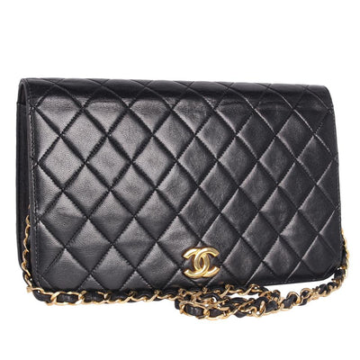 Lambskin Quilted Single Flap Bag