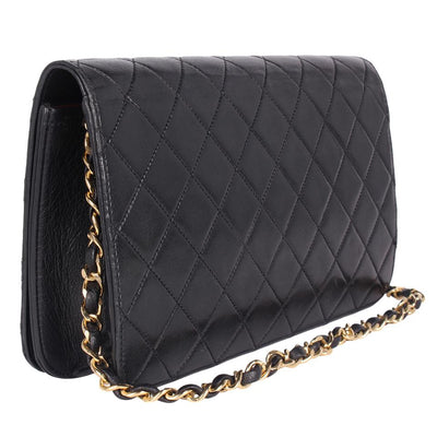 Lambskin Quilted Single Flap Bag