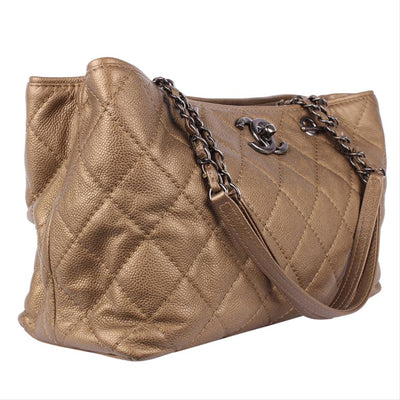 Caviar Quilted French Riviera Tote