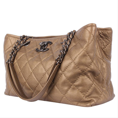 Caviar Quilted French Riviera Tote