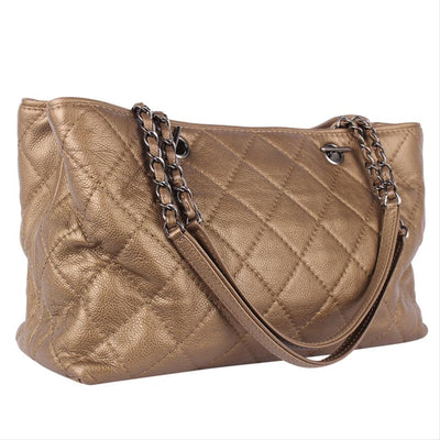 Caviar Quilted French Riviera Tote