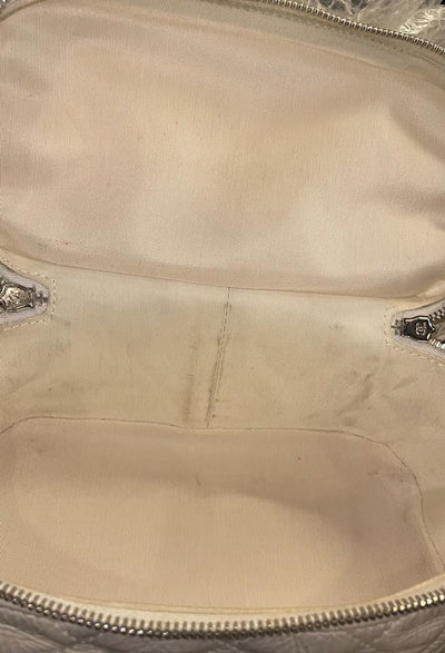 Zip Around Front Flap Backpack Quilted Leather