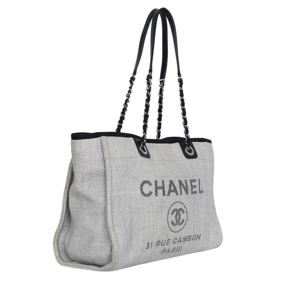 Deauville Canvas Leather Tote