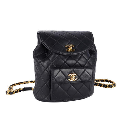 Duma Quilted Lambskin Leather Backpack