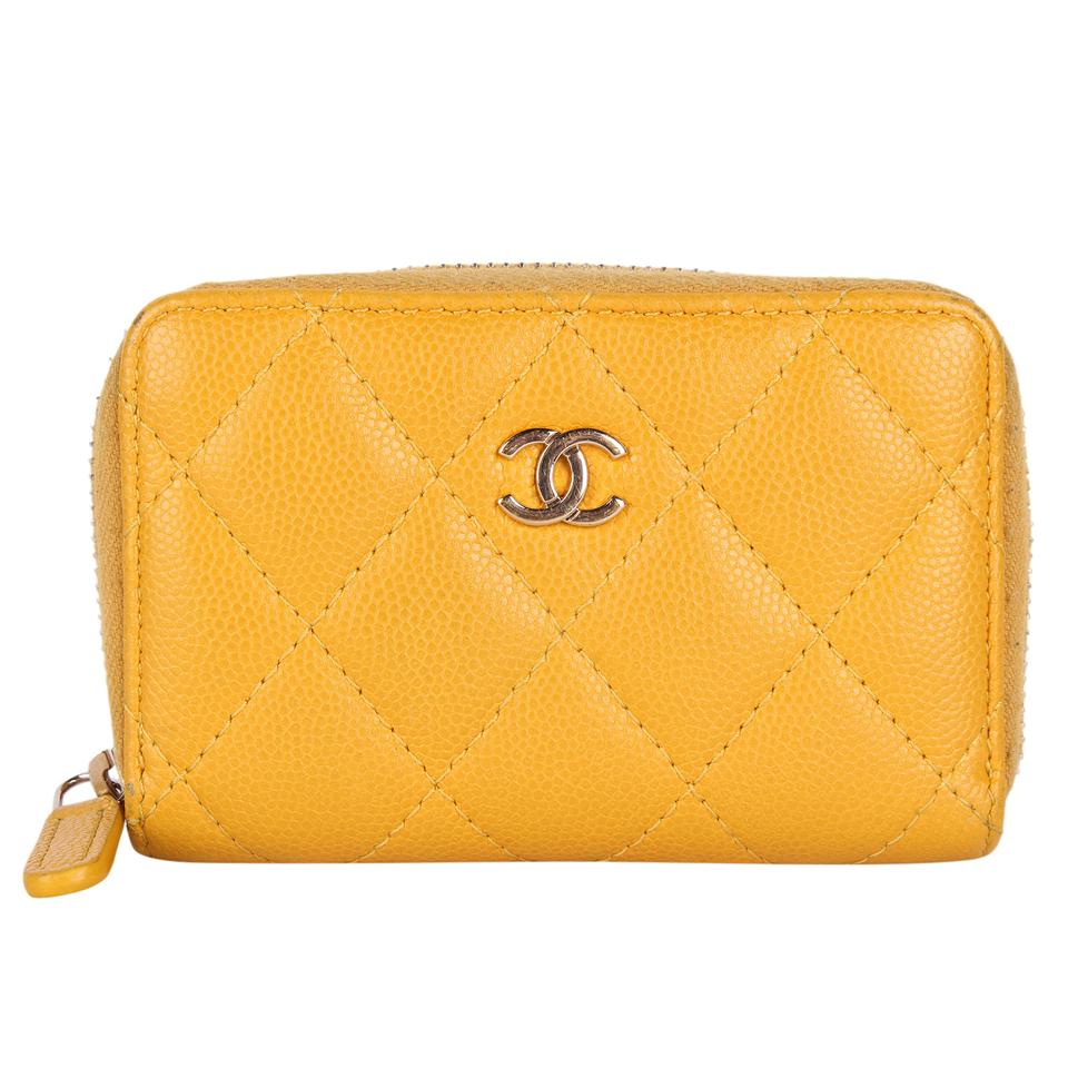 CC Yellow Zippy Leather Wallet (Authentic Pre-Owned) – The Lady Bag