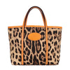 Leopard Print Fabric Animalier Shopper Tote (Authentic Pre-Owned)
