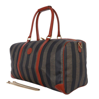 Zucca Striped Duffle Weekend Travel Bag