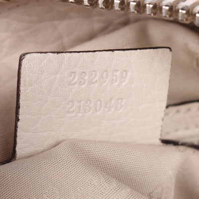 GG Bamboo Leather Satchel Bag