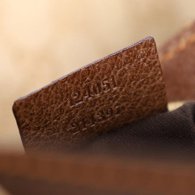 GG Leather Bucket Drawstring Cross Body Bag