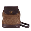 CC Slingback Backpack Suede Leather Brown (Authentic Pre-Owned)