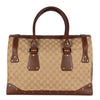 GG Weekend Monogram Leather Travel Bag (Authentic Pre-Owned)