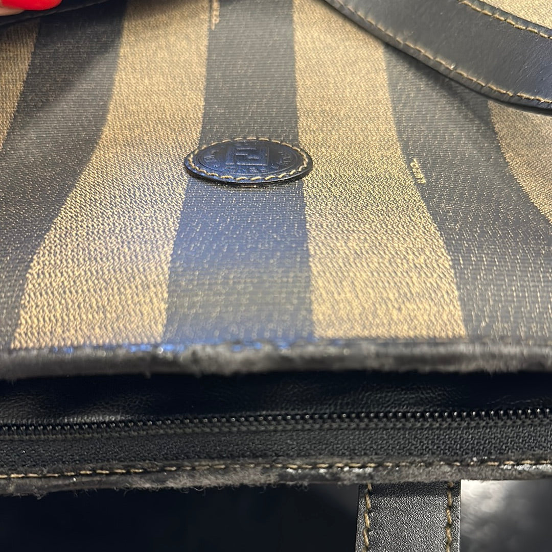 Fendi Pre-owned Pequin Stripe 2way Tote Bag