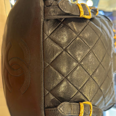 Duma Quilted Lambskin Leather Backpack