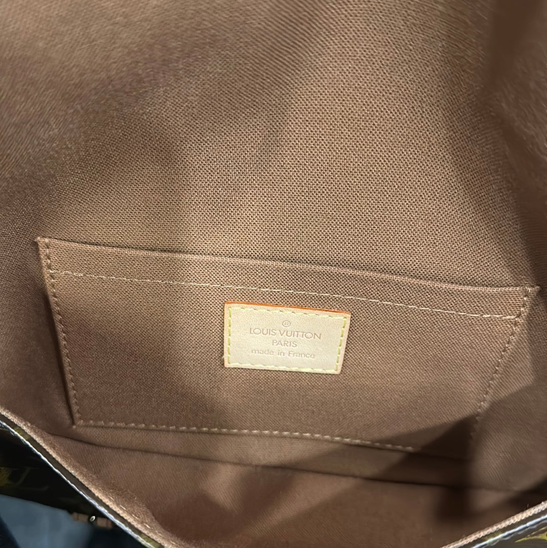 Louis+Vuitton+Marelle+Belt+Bag+Brown+Canvas for sale online