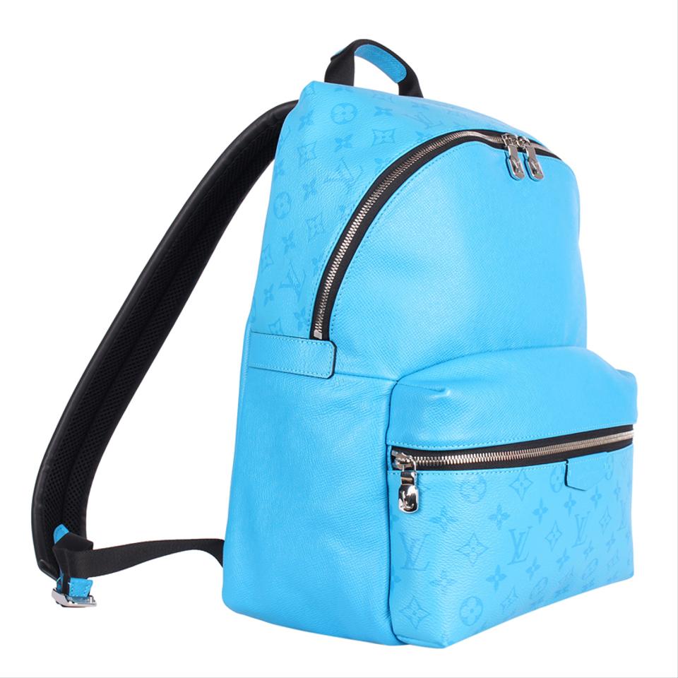 louis vuitton blue suede backpack LOUIS VUITTON Discovery Leather Backpack GM – The Lady Bag