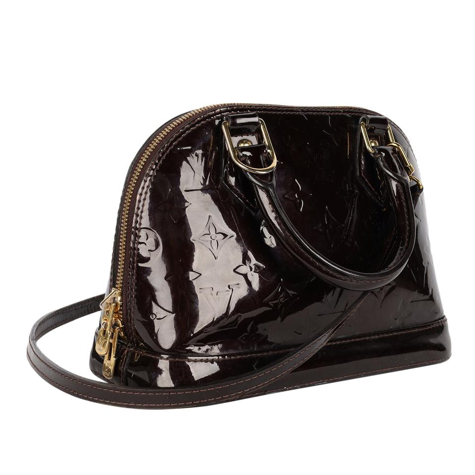 Louis Vuitton Alma Bb Patent Leather Handbag