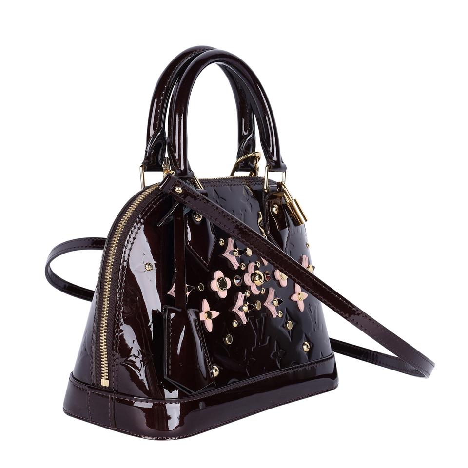 Alma bb leather handbag Louis Vuitton Black in Leather - 37988087