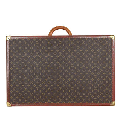 Monogram Alzer 75 Hard Case Trunk Weekend Travel Bag (Authentic Pre-Owned)