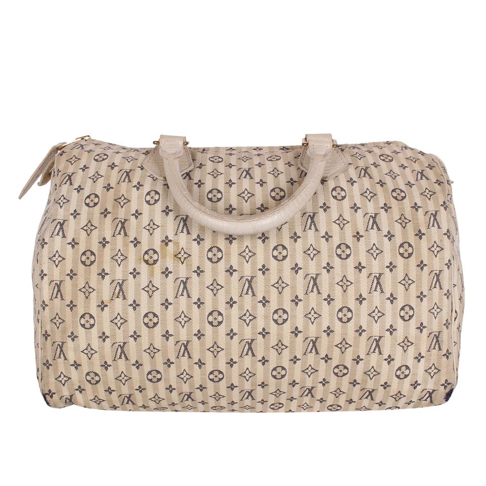 Louis Vuitton Monogram Mini Lin Speedy 30 Satchel