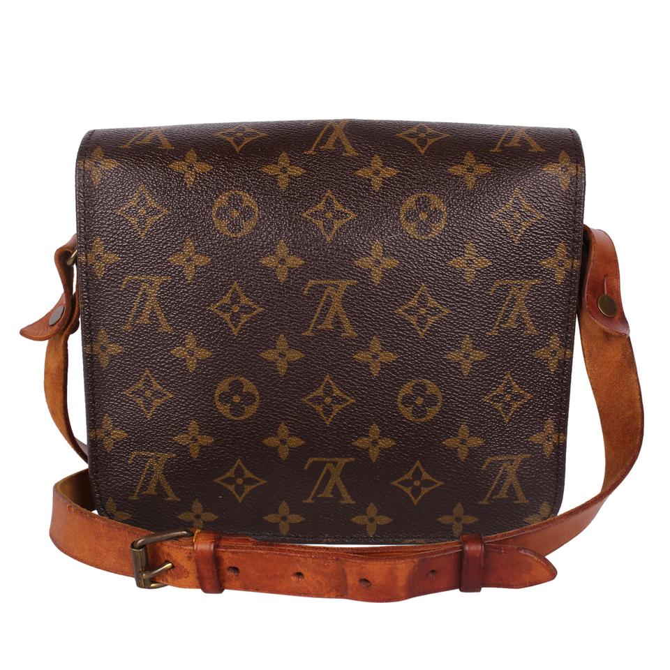 Vintage Louis Vuitton Cartouchiere Monogram Canvas Crossbody