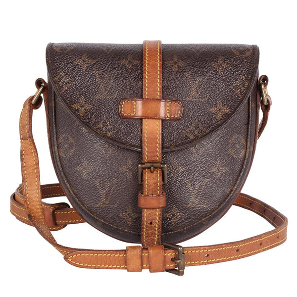VINTAGE* Louis Vuitton 1995 Chantilly PM Brown Monogram Shoulder Bag SD0954