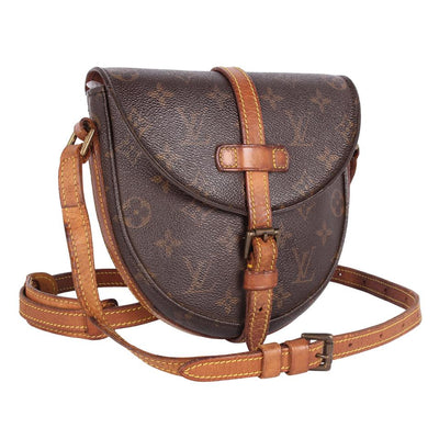 Chantilly Pm Brown Monogram Canvas Leather