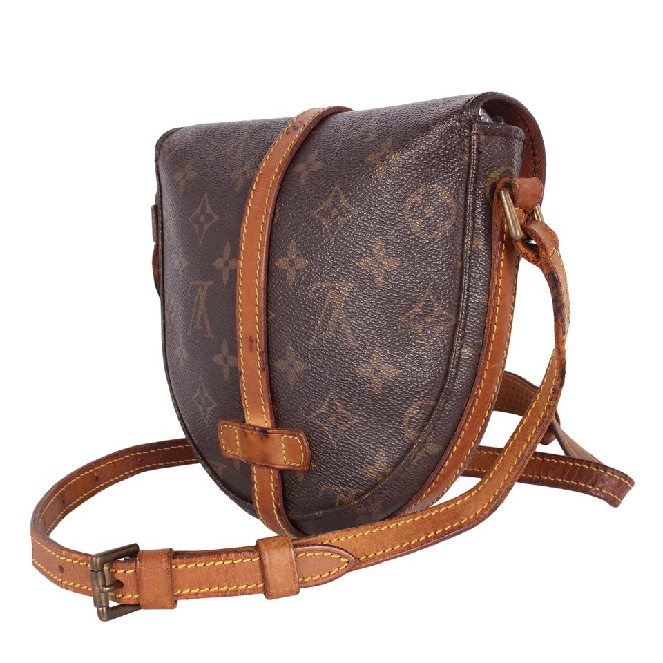 Chantilly leather crossbody bag Louis Vuitton Brown in Leather - 22325944