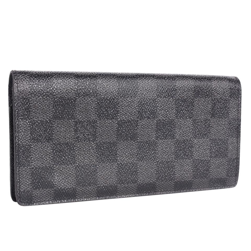 Louis Vuitton Black Damier Graphite Coated Canvas Zip Around Wallet