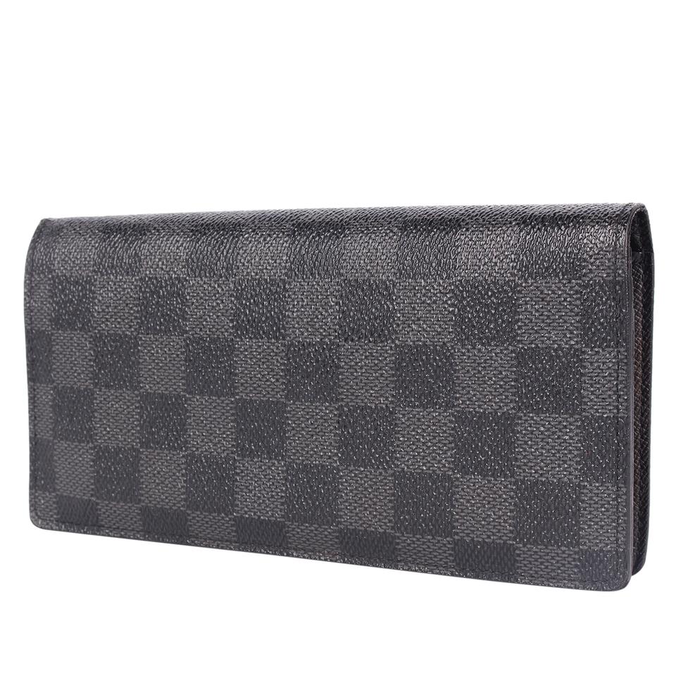 Louis Vuitton Black Damier Graphite Coated Canvas Zip Around Wallet