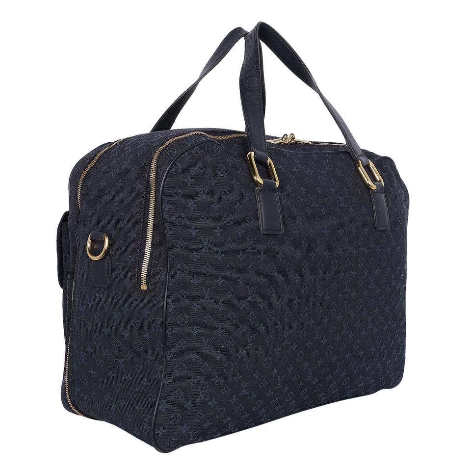 Louis Vuitton // Navy Blue Mini Lin Canvas Leather Louise Weekender Duffle  Bag // VI1012 // Pre-Owned - Marque Supply - Touch of Modern