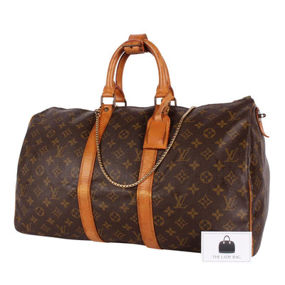 Louis Vuitton Monogram Keepall 45 Duffle Bag – The Lady Bag