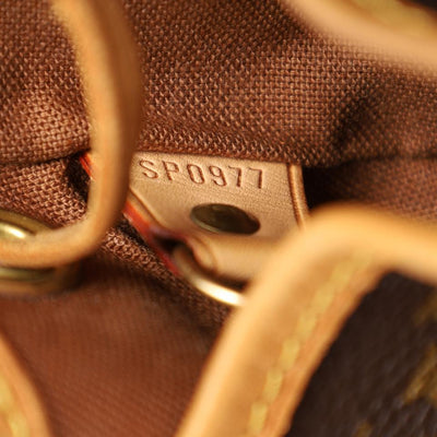 Monogram Canvas Montsouris Backpack MM Brown