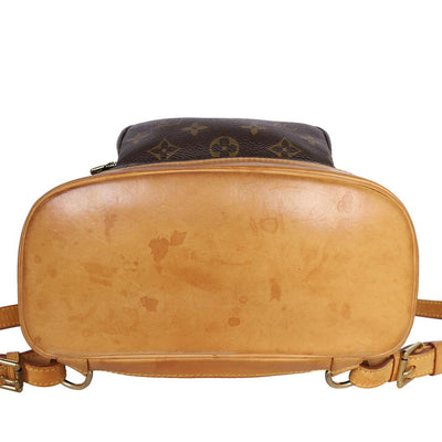 Monogram Canvas Montsouris Backpack MM Brown
