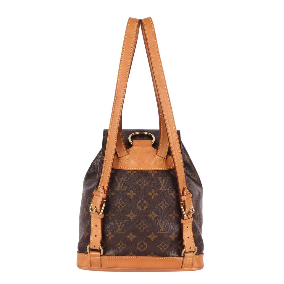 louis vuitton backpack tie strap Louis Vuitton Montsouris mm Monogram Backpack