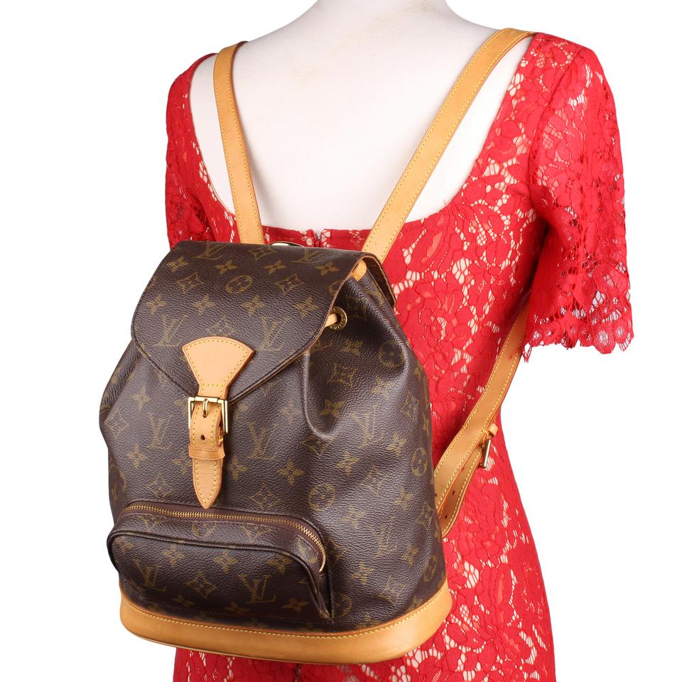 louis vuitton backpack montsouris mm Louis Vuitton Montsouris Flap Backpack