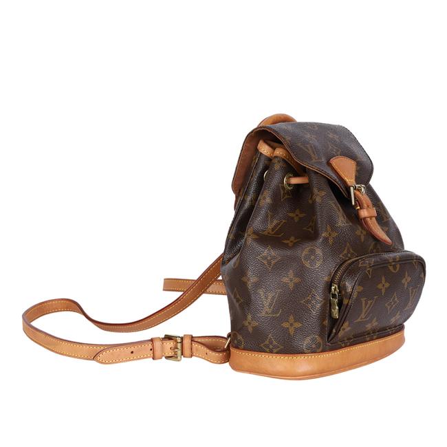 louis vuitton backpack with fabric straps LOUIS VUITTON Monogram Montsouris Backpack PM – The Lady Bag