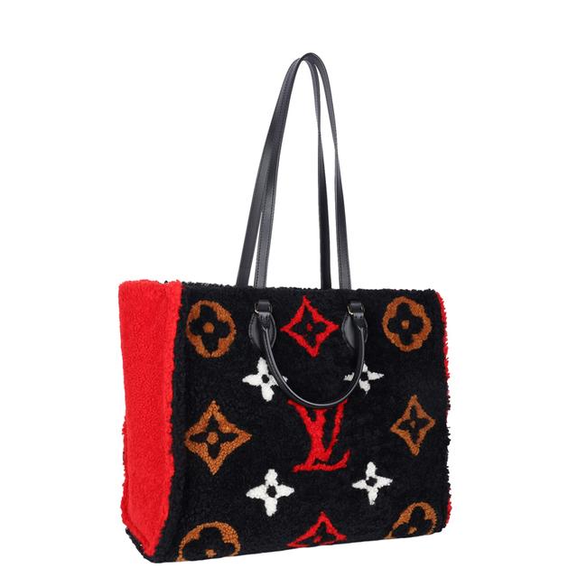 Louis Vuitton Limited Edition Black Leather Monogram Teddy