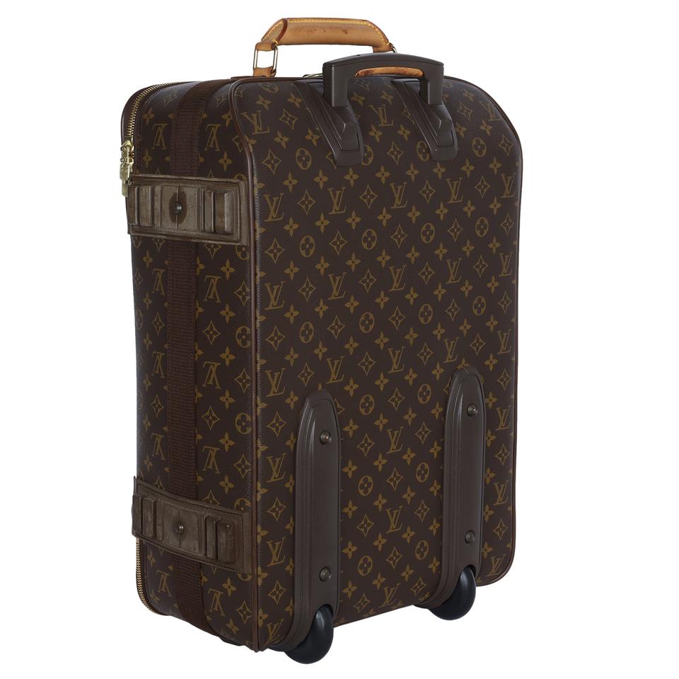 LOUIS VUITTON Monogram Pegase 55 Suitcase Roller Luggage – Pretty Things  Hoarder