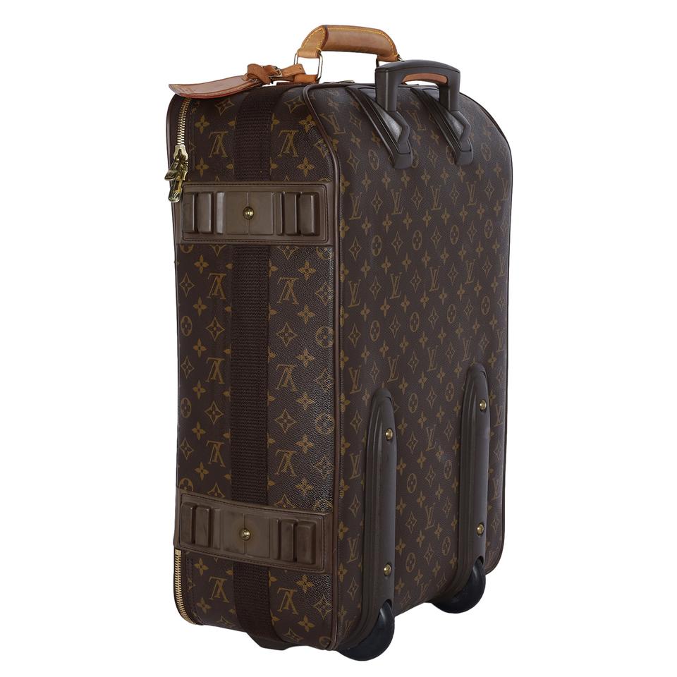 Pre-owned Louis Vuitton Business Pegase'55 Suitcase Protection Cover  (955 BRL) ❤ liked on Polyvore feat…