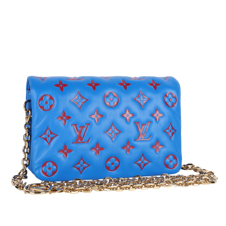 Louis Vuitton, Bags, Authentic Louis Vuitton Red Monogram Mini Lin Canvas  Compact Wallet