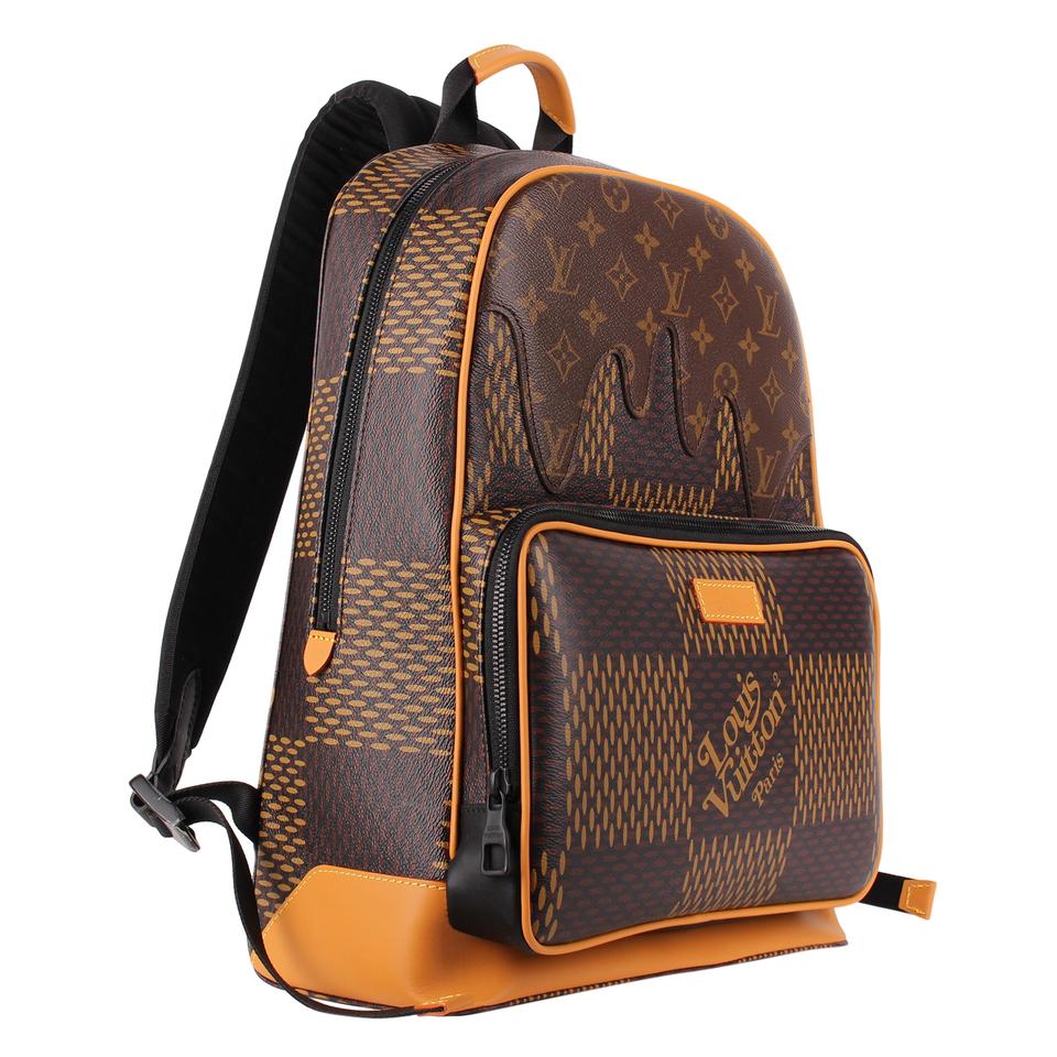 Louis Vuitton x Nigo Campus Backpack Damier Ebene Giant Brown in
