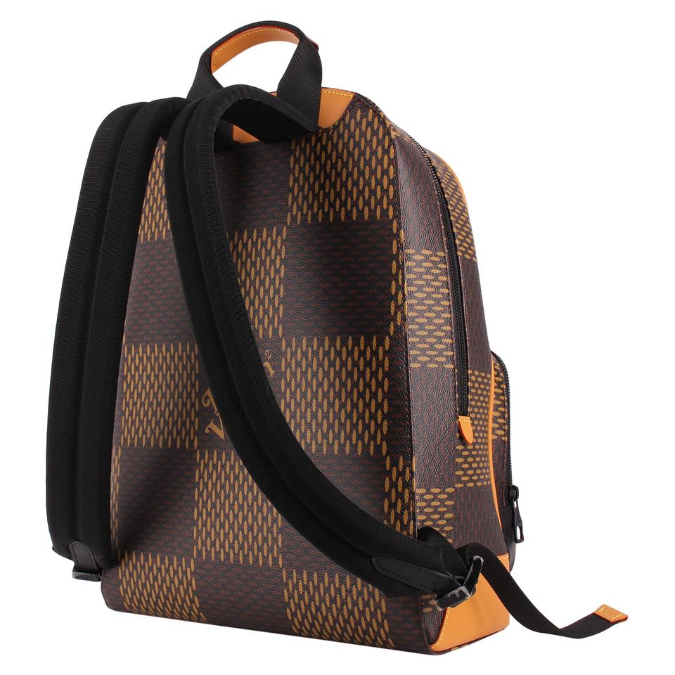 LOUIS VUITTON Campus Backpack Brown Coated Canvas