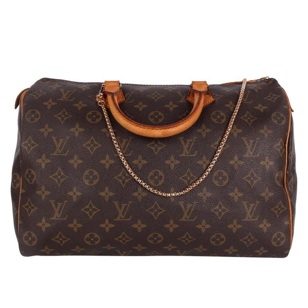 ON SALE* LOUIS VUITTON #40228 Monogram Canvas Speedy 35 – ALL YOUR BLISS