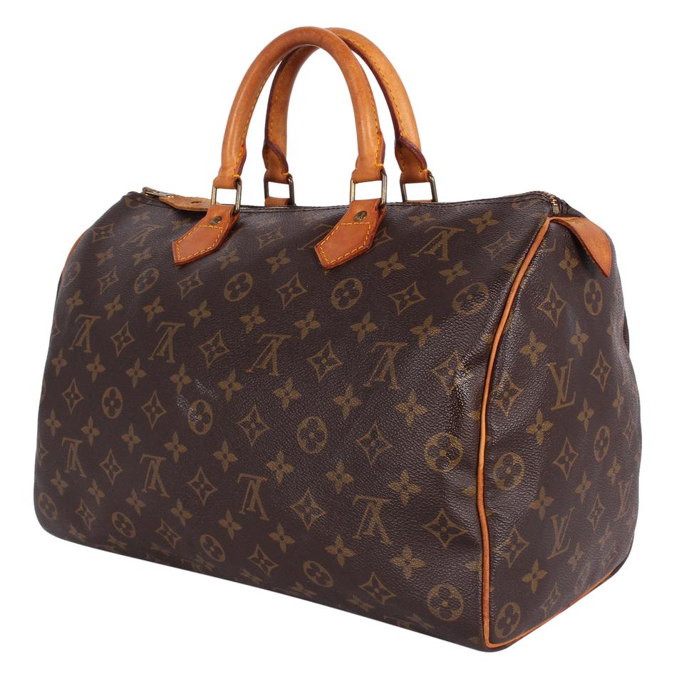 Pre-Owned Louis Vuitton Monogram Speedy 35 M41524 Handbag (Fair) 