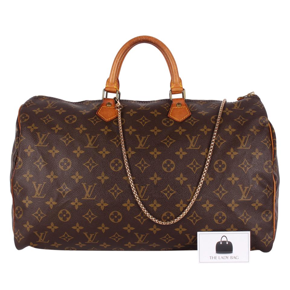 Louis Vuitton Monogram Speedy 40 Satchel – The Lady Bag