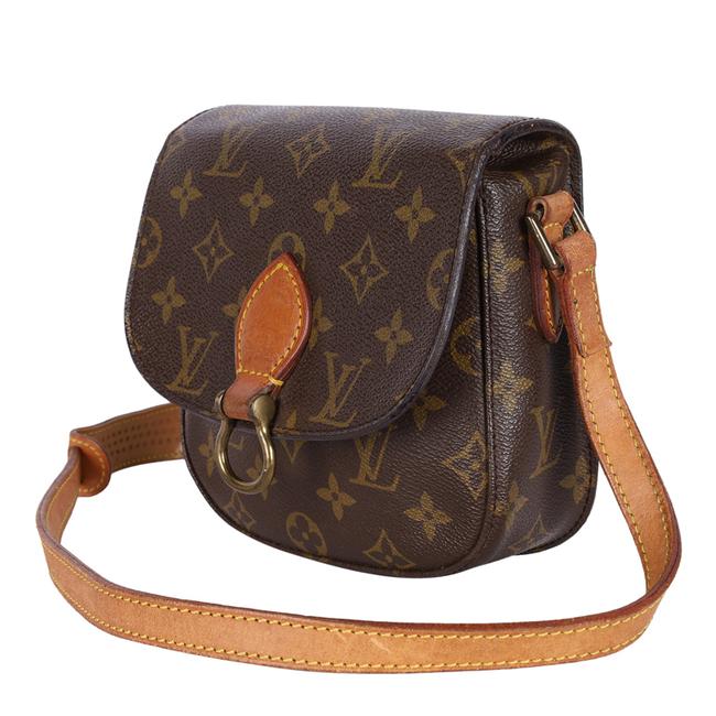 PRE-OWNED VINTAGE LOUIS VUITTON SAINT CLOUD PM MONOGRAM CANVAS SHOULDER BAG