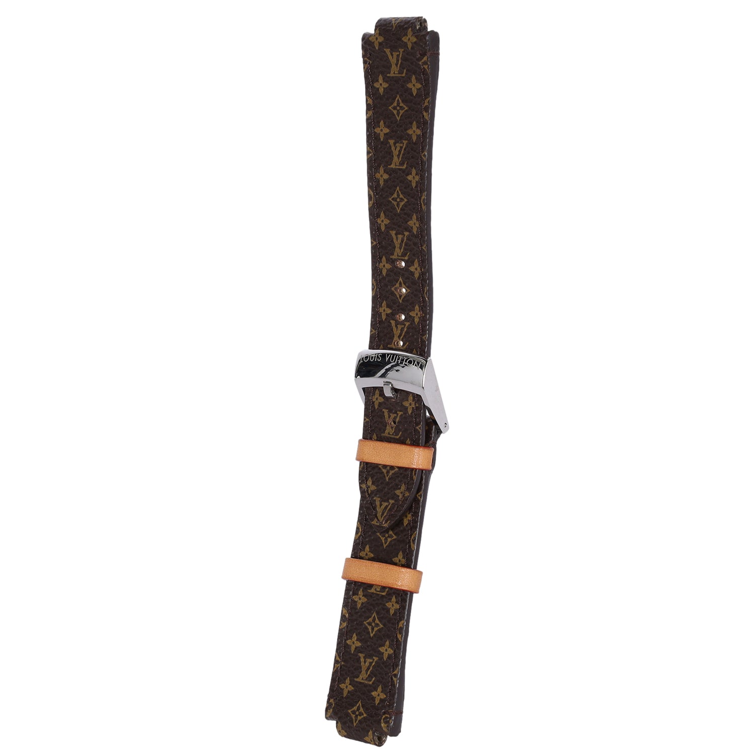 Genuine New LOUIS VUITTON Tambour Watch Band Bracelet Link 13mm #494