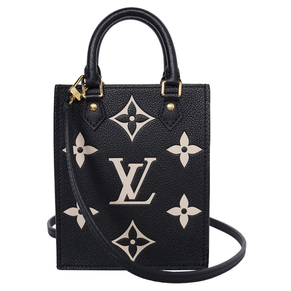 Louis Vuitton Black Mini Sac Plat - Vintage Lux