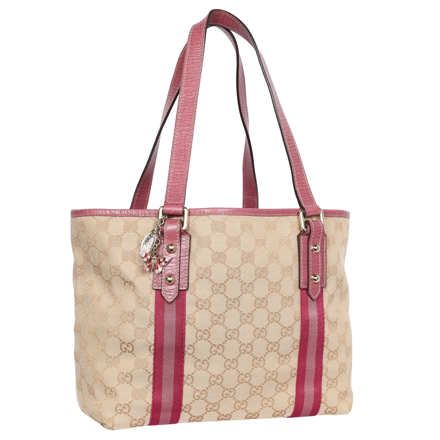 Gucci Black Monogram GG Canvas Medium Jolicoeur Tote Silver Hardware  Available For Immediate Sale At Sotheby's